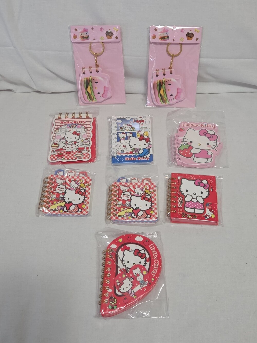 Hello Kitty mini notebook bundle - all brand new!